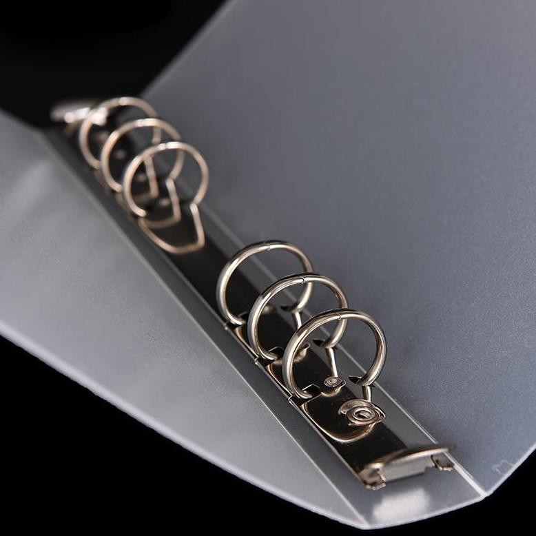 

A5 A6 Binder 6 Ring Bahan PP Frost Mika Tebal