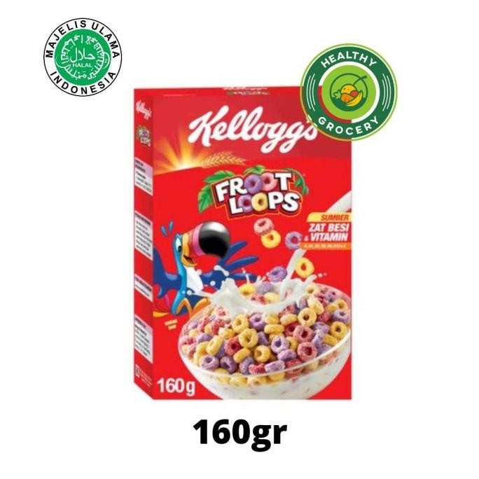 

Ready stock] Kellogg's Froot Loops 160gr / Kelloggs Sereal Sarapan