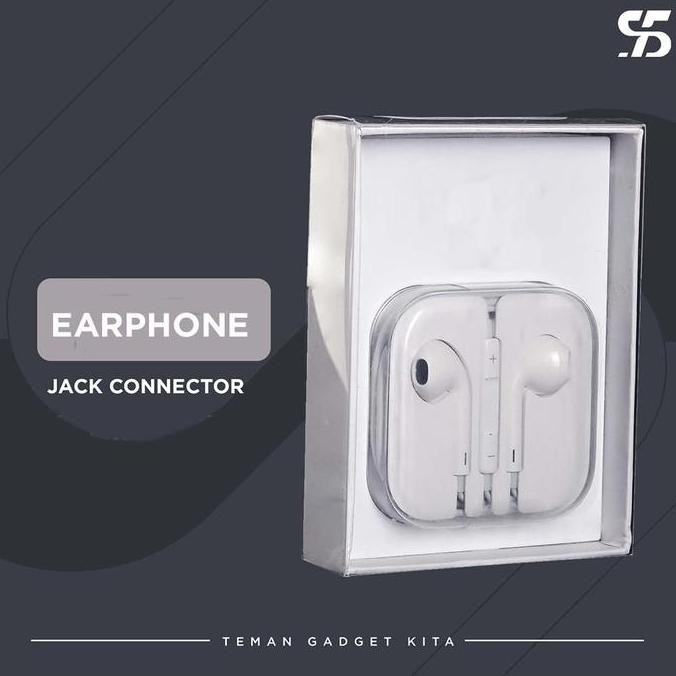 BARU / HEADSET /EARPHONE APPLE IPHONE JACK 3.5MM ORIGINAL