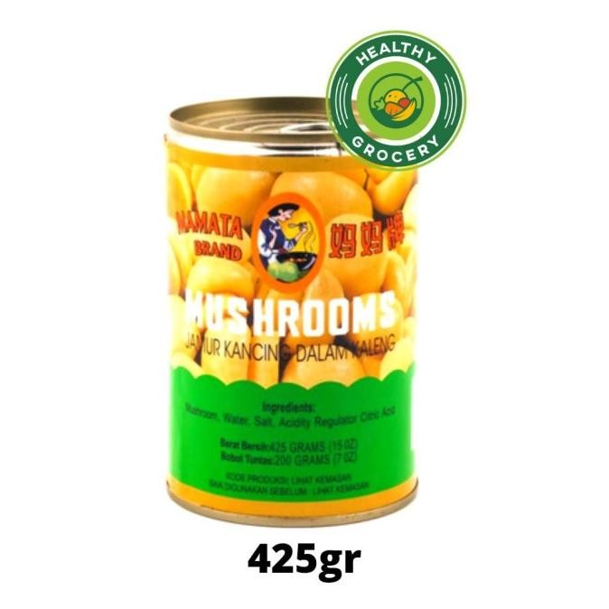

siap kirim] Mamata Brand Mushroom 425gr / Jamur kancing Dalam Kaleng