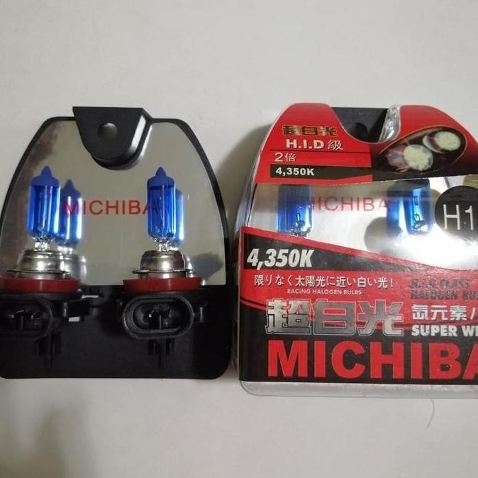 New MICHIBA H11 putih 55 watt/bohlam MICHIBA H11 putih 55 watt