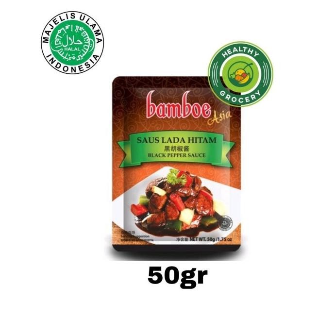 

><><><] Bamboe Black Pepper Sauce 50gr / Saus Lada Hitam