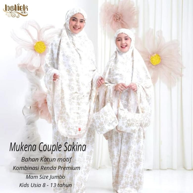 SEMPOL Pusat Bordir Tasikmalaya - Mukena Dewasa atau Mukena Anak Sakina