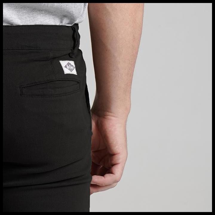 Lee Cooper Slim Fit Long Chino Logan Black Original Best Seller