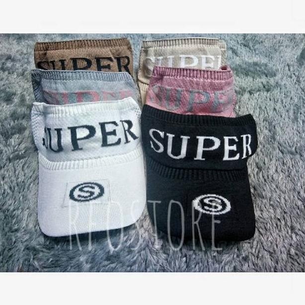 AsT Topi baseball olahraga wanita hijab zumba tennis elastis SUPER