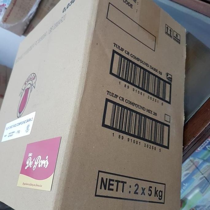 

Sale Meses Tulip / Meses Coklat Tulip 2X5Kg