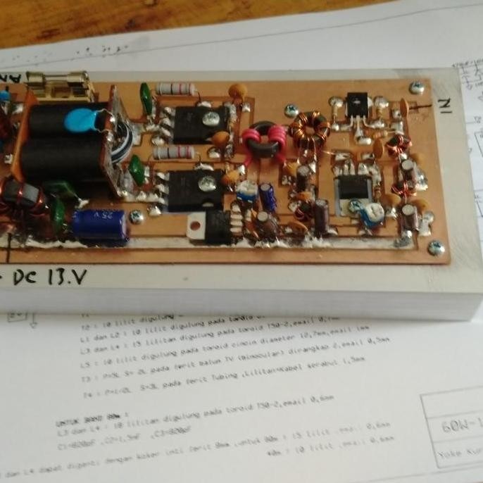 Linier Amp Hf 40M Band 80-100W