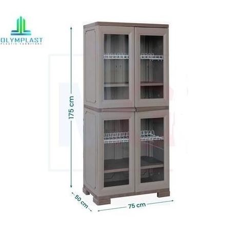 Hot Item Rak Piring Olymplast Jumbo/Rak Piring OKL Jumbo Besar Kitchen Locker