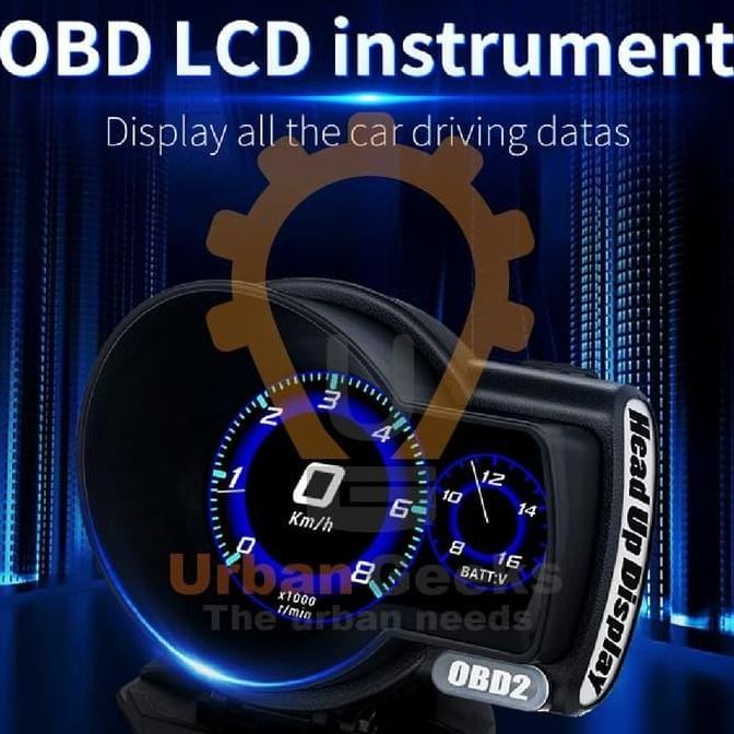 New HUD Head Up Display Head Unit Display OBD2 SPEEDOMETER DIGITAL OBD II F8
