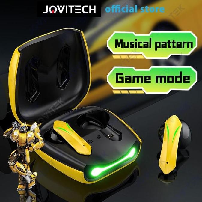 sale jovitech wireless headset bluetooth 5.2 earhifi stereo handsfree bumblebees r05 tws earphone hi