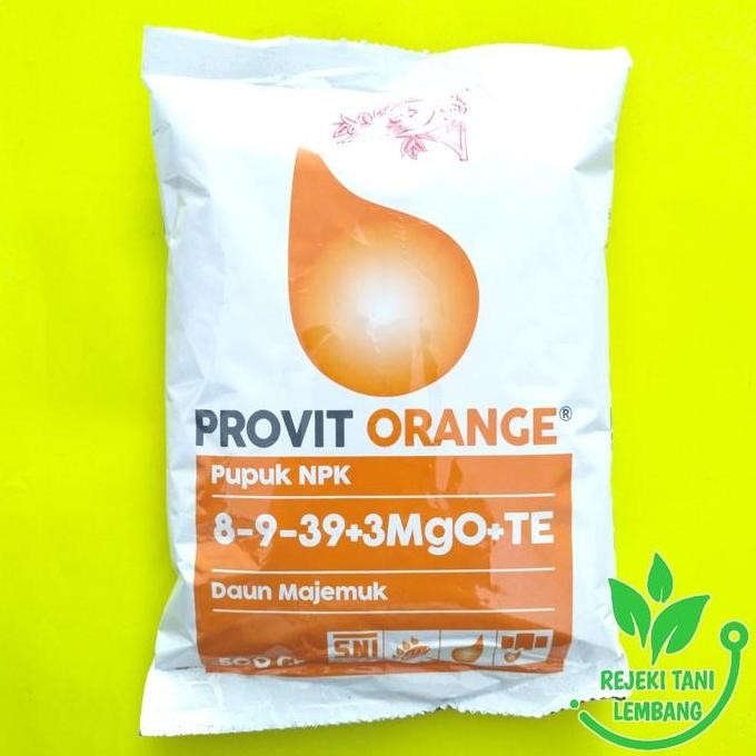 

Terlaris Pupuk Daun Provit Orange 500Gr Meroke Flex-G Npk 8-9-39+3Mgo+Te