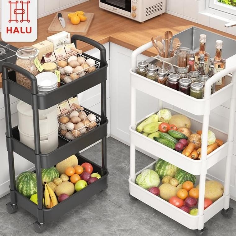 Rak Troli Roda 3 4 5 Susun Rak Kamar Tidur Dapur Kamar Mandi Dengan Roda Rak Ruang Tamu Rak Troli Pe