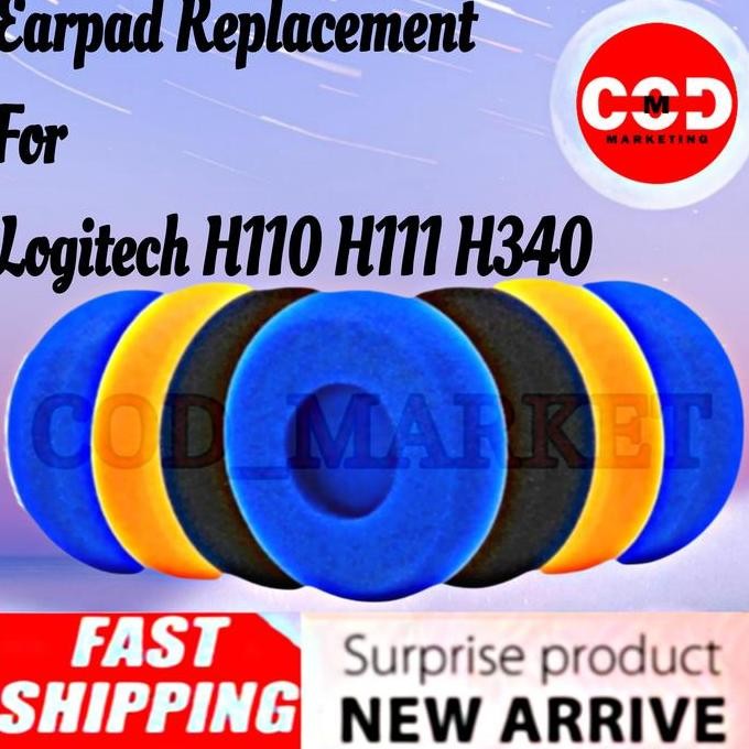 BARU BUSA PAD EARPAD LOGITECH HEADSET/HEADSET LOGITECH / H340 / H111 / H110
