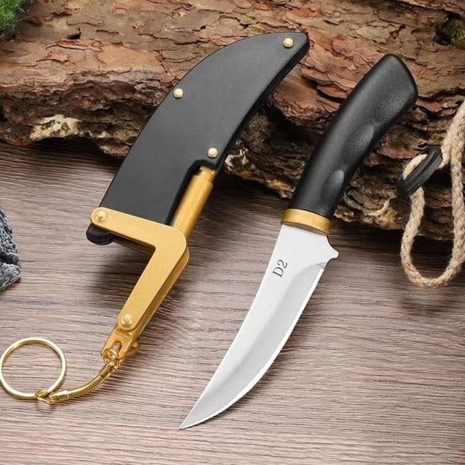 PISAU DAPUR DAGING CAMPING/ PISAU DORI JEPANG SUPER PISAU GANTUNGAN KUNCI Asli