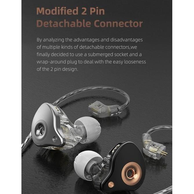 BARU SGOR VENUS WITH MIC IN EAR MONITOR EARPHONE HEADSET ALT ADONIS KZ EDX PRO X ULTRA SALNOTES ZERO