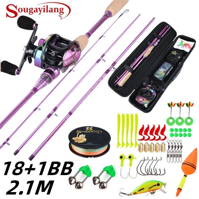 TERMURAH Sougyailang Pancingan Set Lengkap 210cm Joran Pancing Set Left Reel Bc Joran Casting Set Ta