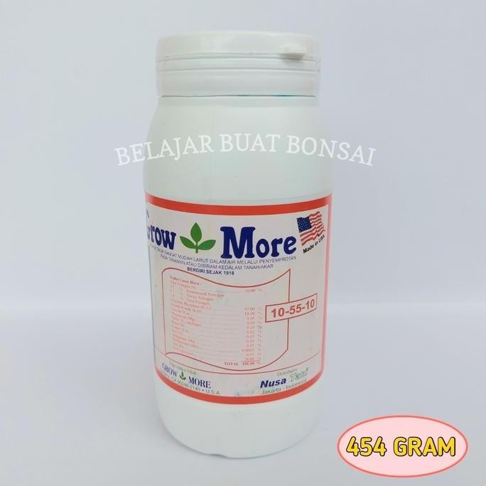 

Terlaris Pupuk Growmore 10-55-10 Npk Akar Bunga Buah 454 Gram Kemasan Pabrik