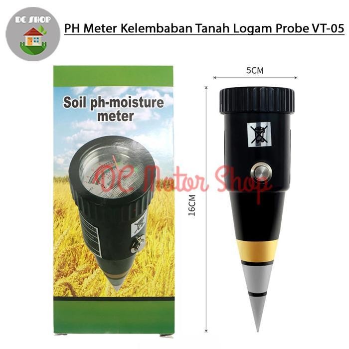 Alat Ukur Kelembaban Tanah Soil Moisture Ph Meter Tester Vt05 (Vt-05) Original Dan Terpercaya