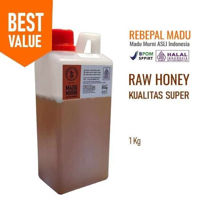 

BARU REBEPAL MADU MURNI ASLI INDONESIA SUPER HONEY - 1KG