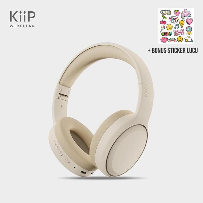 BARU [FREE STICKER] KIIP WIRELESS TH30 HEADPHONE BLUETOOTH EARPHONE HEADSET KOMPUTER LAPTOP EARPHONE