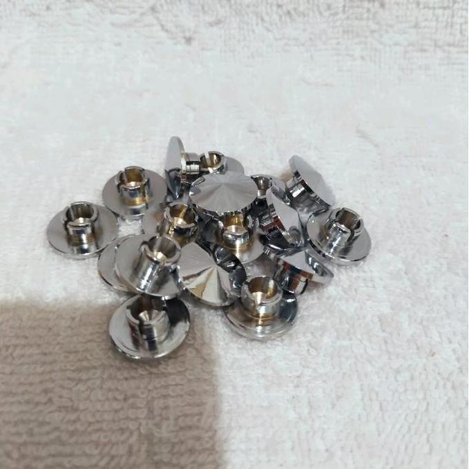 (10Pcs)Kancing Baut Stainless L6 L 6 Kancing Baut L Stainless Drat 12 Tutup Baut L Stainless Tutup B