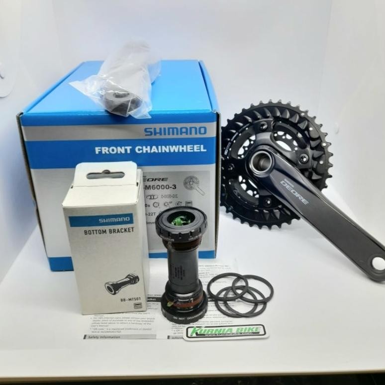 crank shimano deore triple m6000 + bb sm52