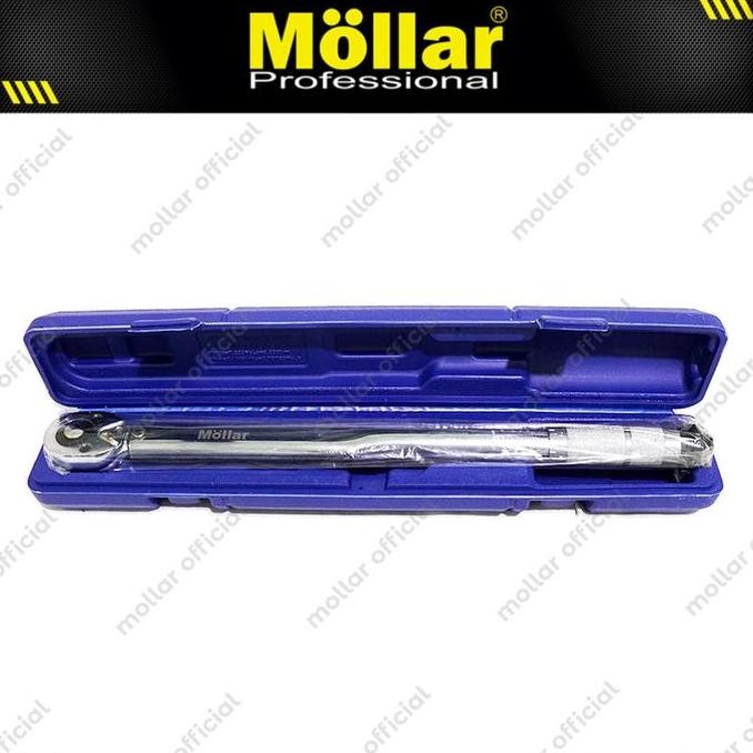 MOLLAR B11951 Kunci Momen 1/2" Torsi 210 Nm Adjustable Torque Wrench Asli