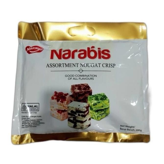 

Baru Naraya Narabis Assortment Nougat Crisp 200G (Strawberry Matcha Chocolate Cookies Cream) All Variant Snack Lebaran