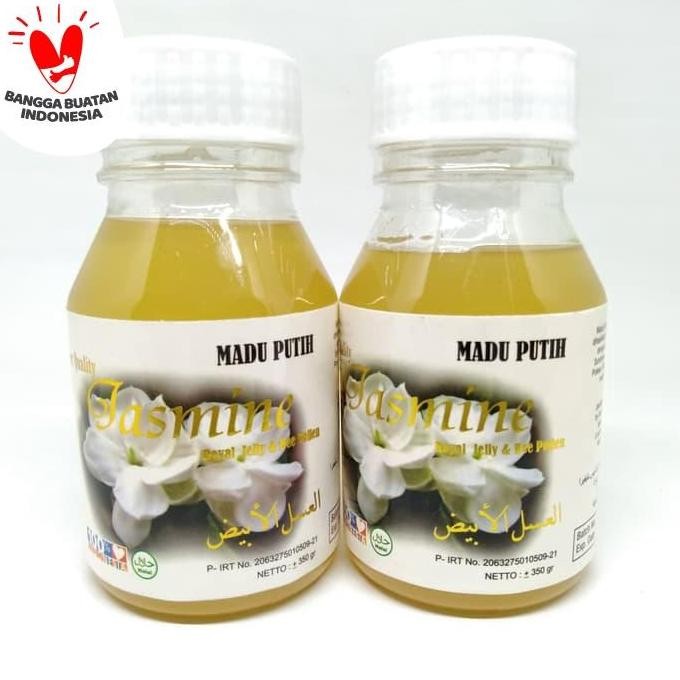 

BARU MADU PUTIH HUTAN SUMBAWA + BEE POLLEN + ROYAL JELLY JASMINE 350 GRAM