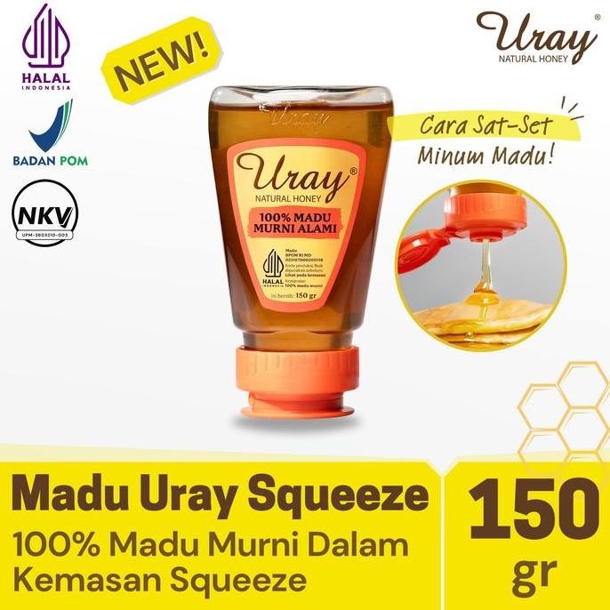 

BARU MADU URAY SQUEEZE - 100% MADU MURNI 150GR