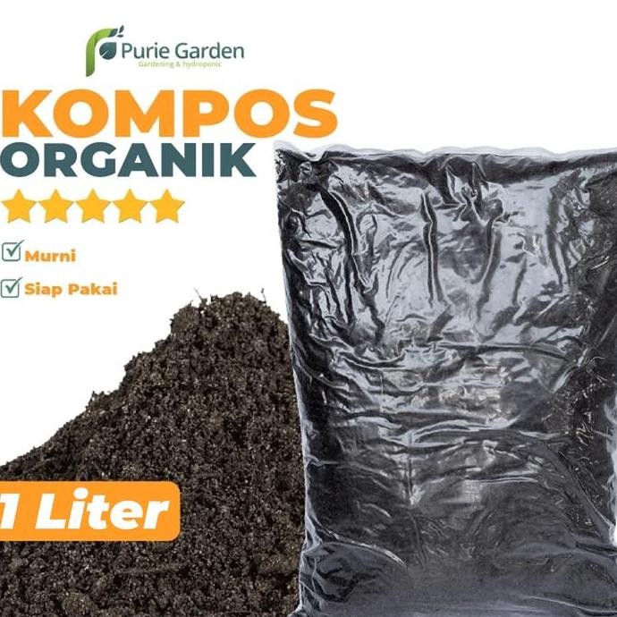 

Terlaris Kompos Murni Pupuk Kandang Media Tanam 1Liter Pg Kdr