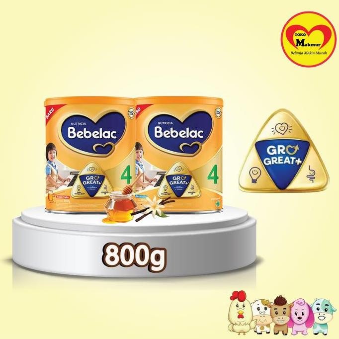 

BARU BEBELAC 4 VANILA / MADU 800GR / TOKO MAKMUR BUBUK