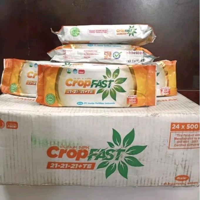 

Terlaris Pupuk Npk Cropfast 21-21-21+Te 500Gr