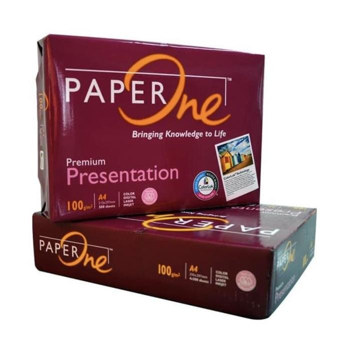 

Paper One A4 100 gram/ 1 Box/ khusus Gosend Grab Express Max : 2 Box
