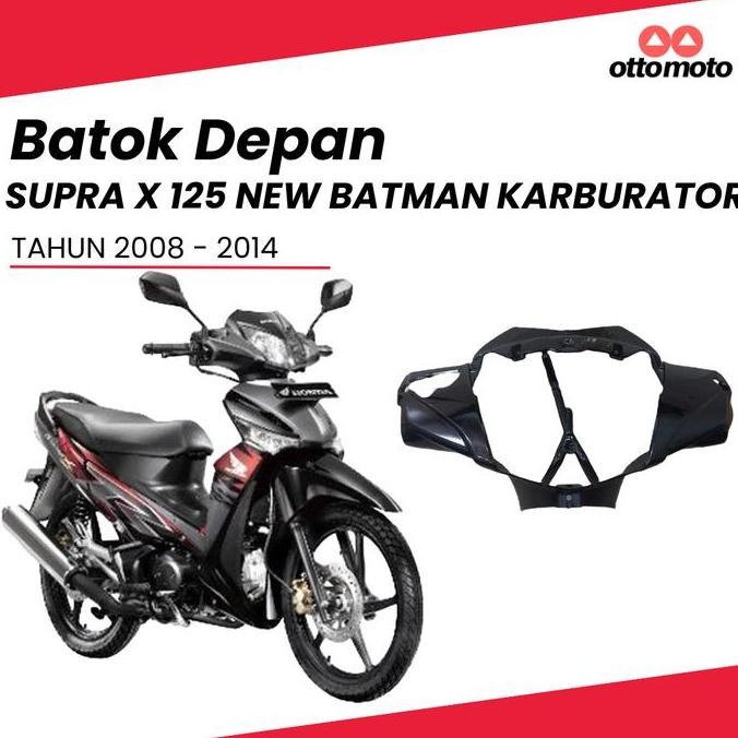 BATOK LAMPU DEPAN HITAM NEW SUPRA X 125 BATMAN 2010 KARBURATOR FI murah