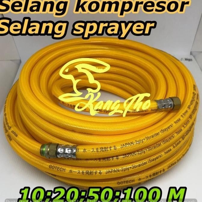 Selang Compressor Kompresor Selang Sprayer 5 ply GOTECH - 100 METER