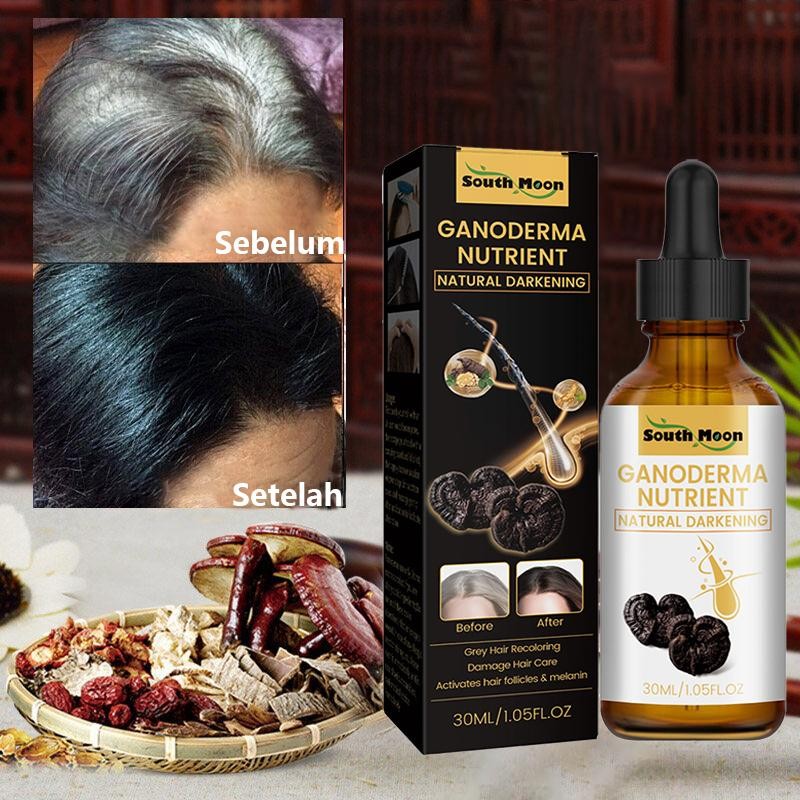 Serum Penghitam Rambut Uban Hitam Obat Uban Rambut Penghilang Uban Menghitamkan Uban Alami Hair Trea