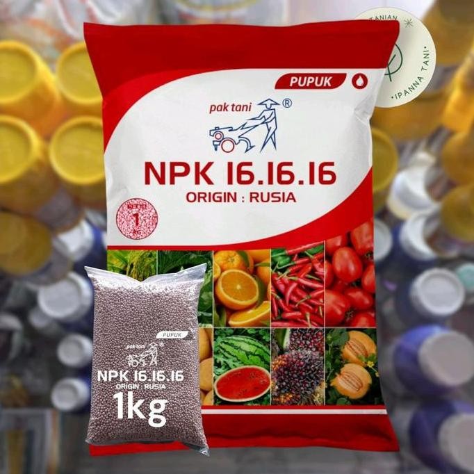 

Terlaris Pupuk Npk 16-16-16 Merah Pak Tani | Pupuk Majemuk 1Kg, 50Kg Mempercepat Pertumbuhan Pembungaan, Pembuahan Dan Pengisian Buah Pada Tanaman