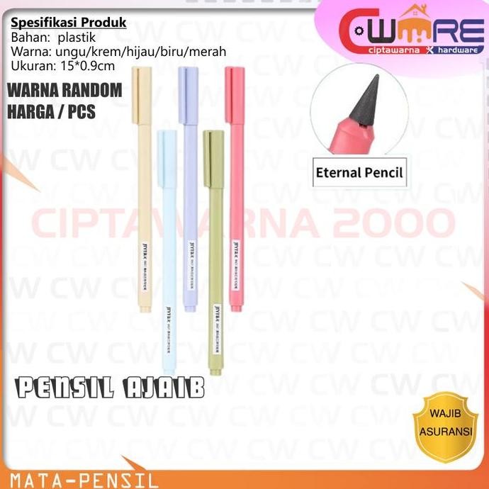 

Produk Unggulan] Pensil Abadi Tidak Bisa Habis Eternal Infinite Pencil Ajaib - SLB