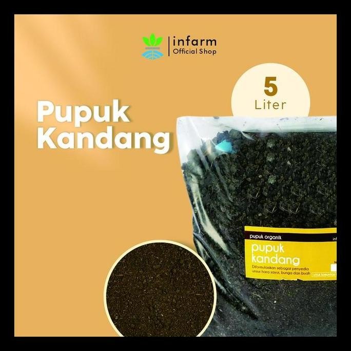 

Terlaris Pupuk Kandang 5 Liter Media Tanah Infarm