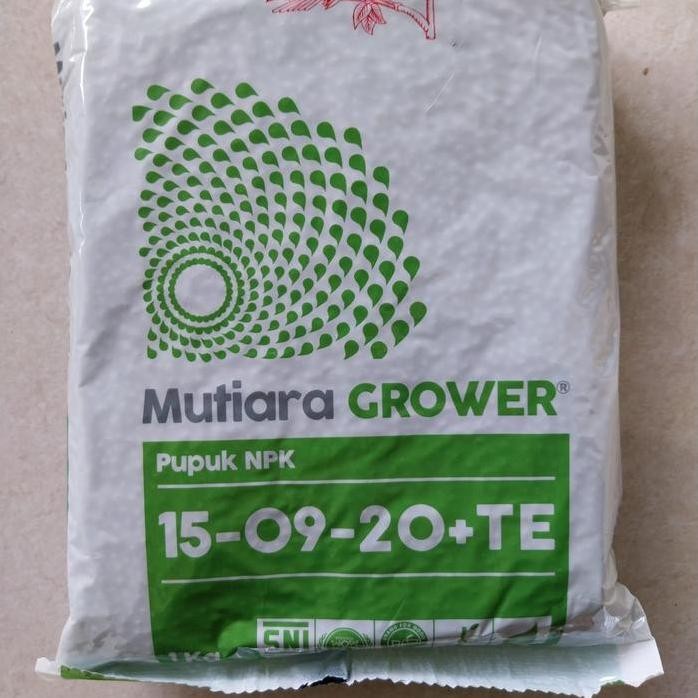 

Terlaris Pupuk Npk Mutiara Grower 15-09-20 Kemasan Asli Pabrik 1 Kg