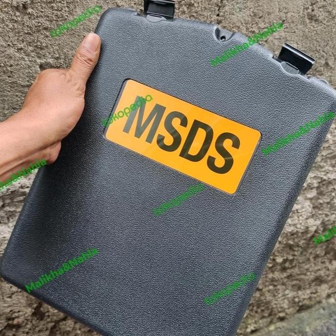 

@#@#@#] Sealed Front Opening A4 MSDS Document Holder - Black