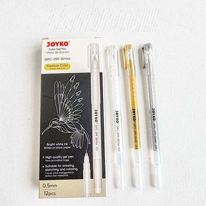 

Ready [Pack] Pulpen Warna / Color Gel Pen - Joyko Gpc-299 Murah
