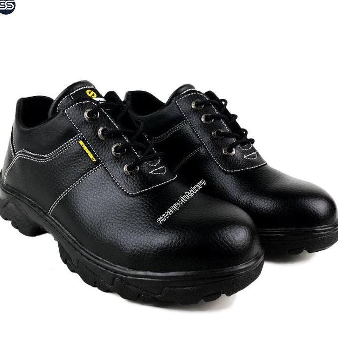 Sepatu Safety Pria Original Pria Wanita Ujung Besi Septi Sefty Savety