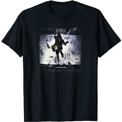 Kaos AC DC - Blow Up Your Video T-Shirt Baju Unisex Vintage 100% Cotton Combat 24s Lembut, Adem dan 