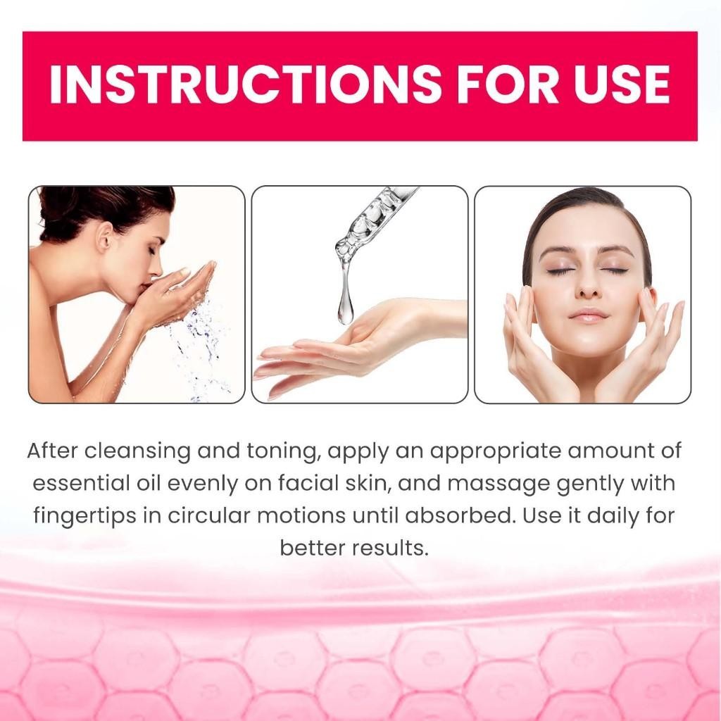 Ouhoe Rose Anti-Wrinkle Essential Oil 30Ml Serum Pelembab  Pengencangan Wajah Fade Line Serum