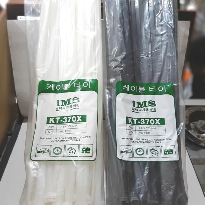 

Promo Kabel Ties 37 Cm / Cable Ties 370X - Hitam COD