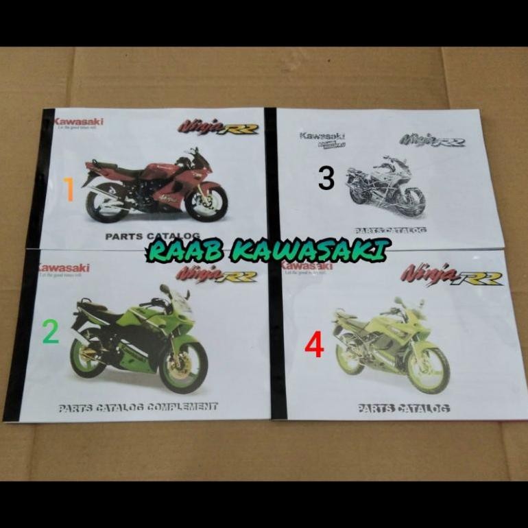 Ready Buku Part Katalog Copy Kawasaki Ninja 150 Rr Old Zx