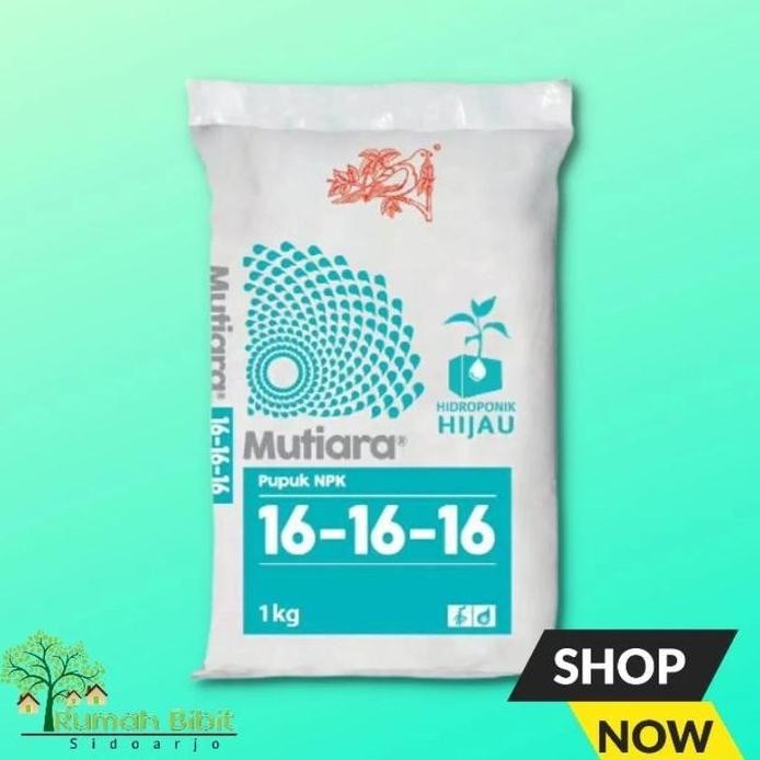 

Terlaris Pupuk Npk Mutiara 16-16-16 Repack 500Gr