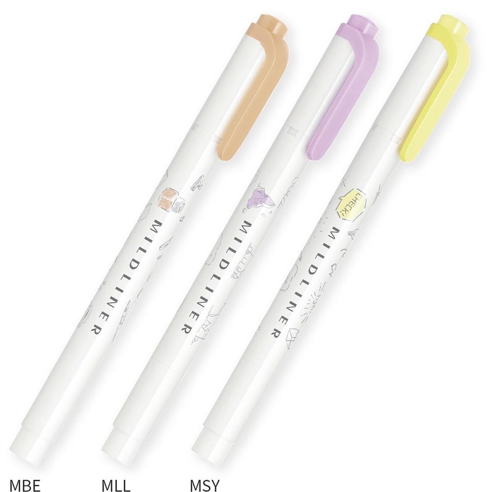 

Ready Zebra Mildliner White Series Double Sided Highlighter Penanda Halaman Limited Edition